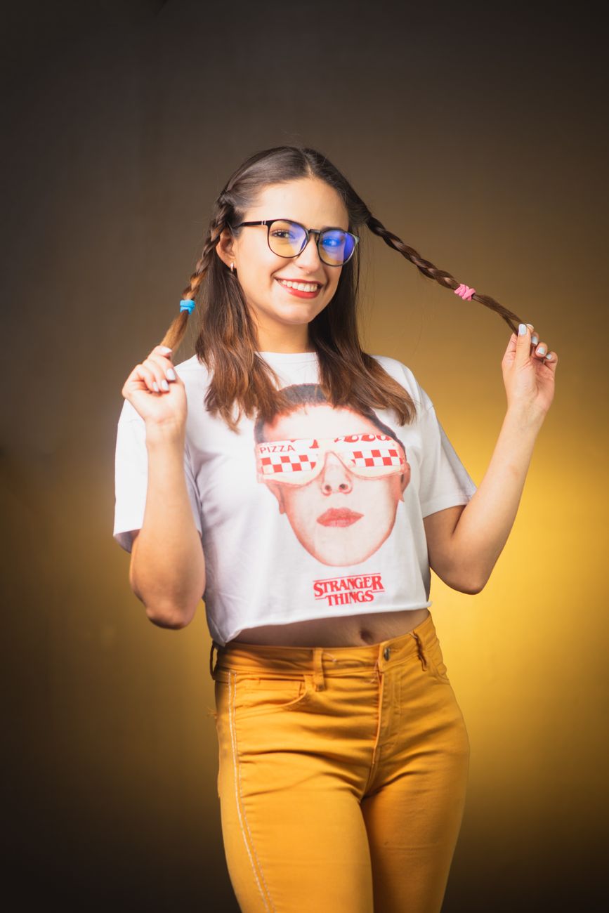 Gamer girl avatar portrait